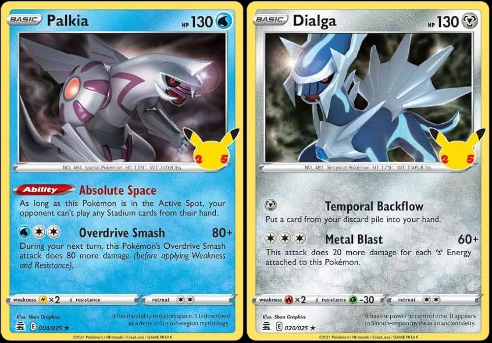 ポケモンカードゲーム PCG - Palkia & Dialga LEGEND L3 1ED Pokemon Card Game Palkia & Dialga LEGEND 072/080 + 073/080